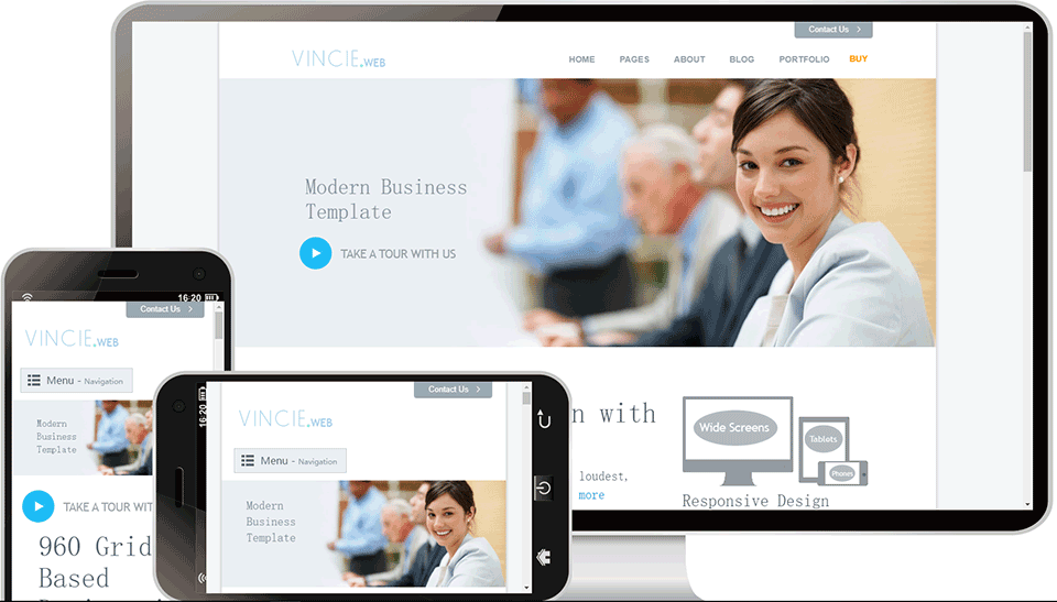 网络托管服务企业站模板源码