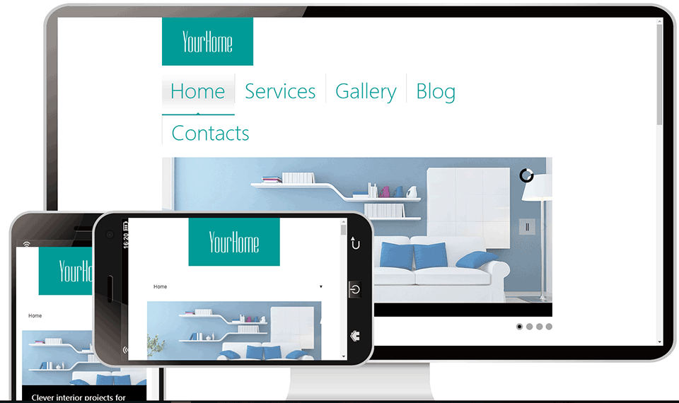 家居家具设计类企业模板网站源码