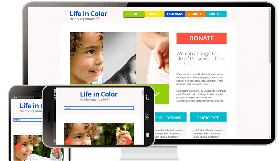 儿童生活life类网站模板源码