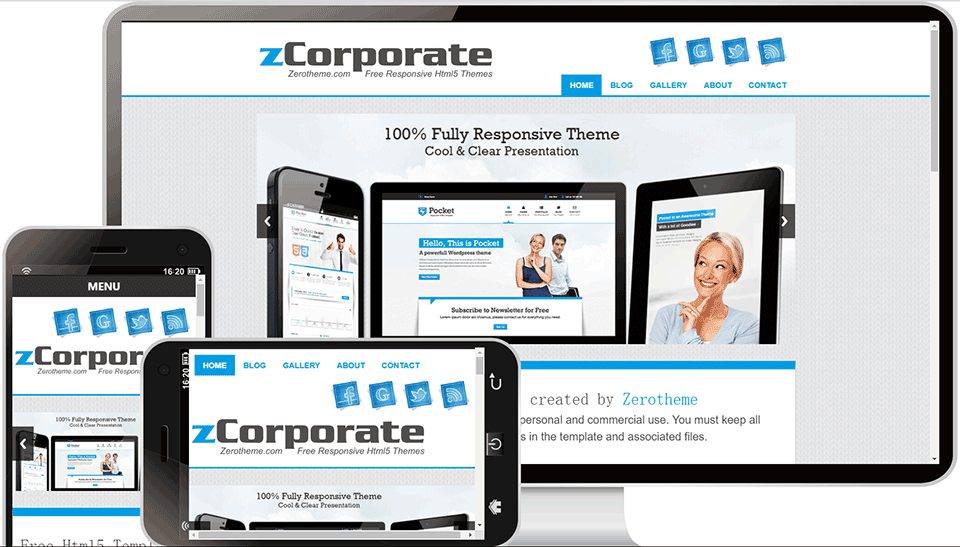 corporate公司企业服务网站模板案例