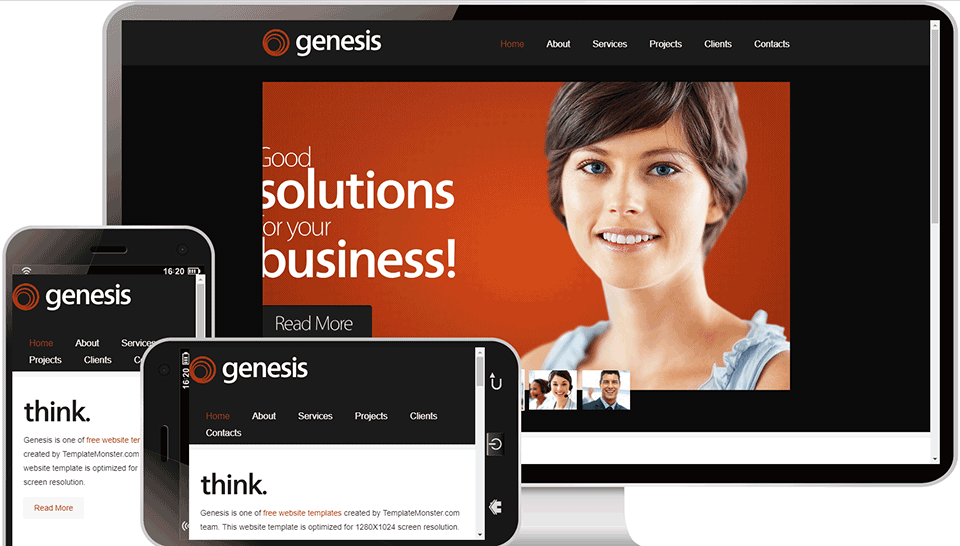 68.遗传学医学网站模板案例