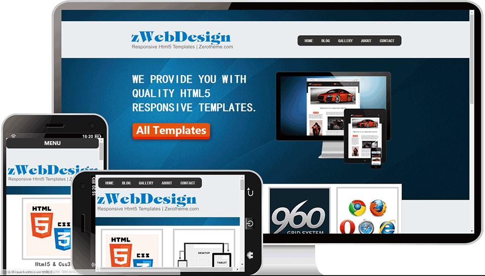 HTML5自适应网络公司企业网站模板案例。73