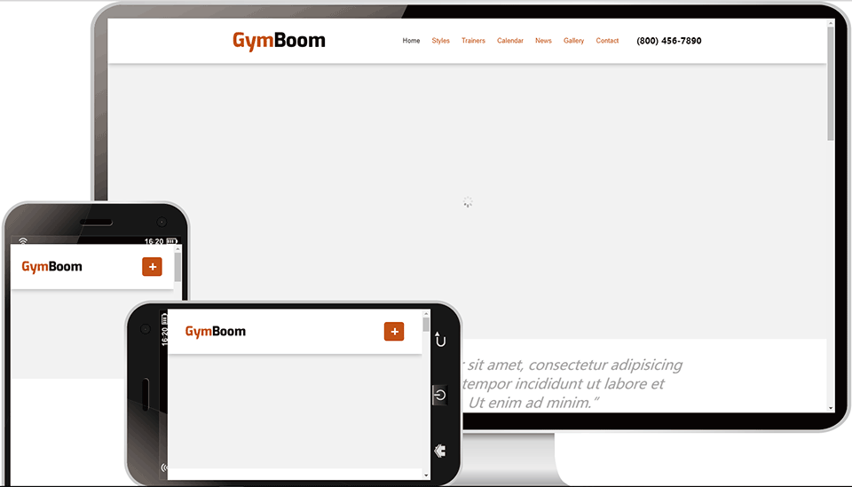 体操杆健身器材网站模板