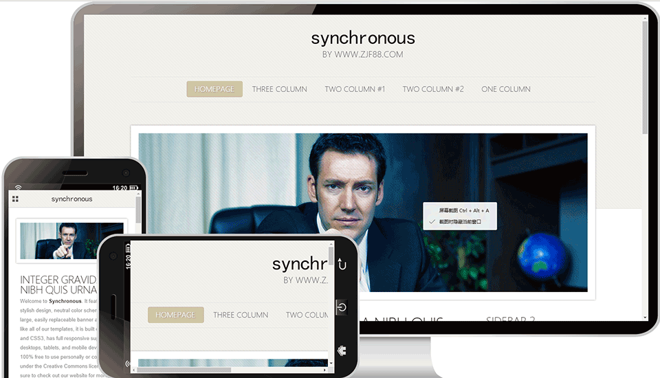 商务服务企业公关服务网站模板