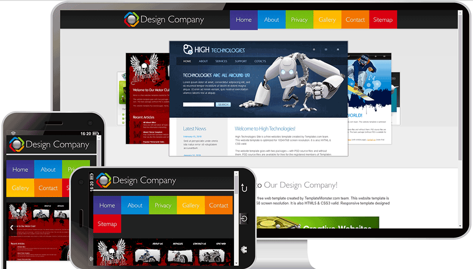 机器人社区网站模板案例