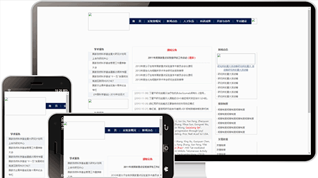  学术研究网站模板187