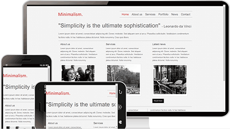 minimalism 英文模板 121