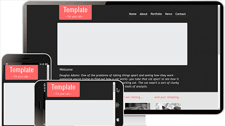  html5英文模板template模板155
