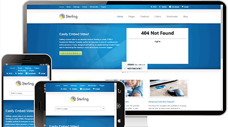  sterling 英文网站模板159