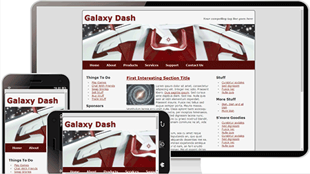 galaxy dash英文模板112	