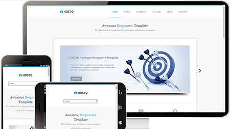 白色服务企业网站模板832