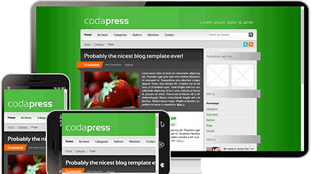  codapress美食模板528