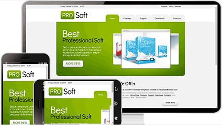  pro soft软件公司网站模板630