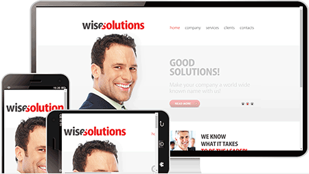  wisesolutions设计服务企业模板540	