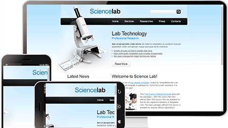  sciencelab科学实验室网站模板650
