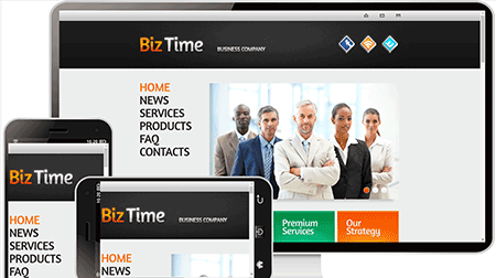  biz time商务时代公司企业网站模板679