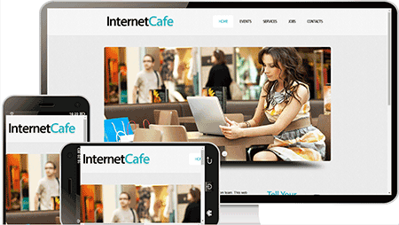 internet Cafe外贸网站模板203
