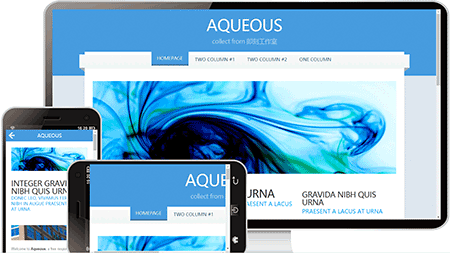  aqueous水主题模板916