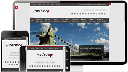  infringe大气通用模板主题模板891	