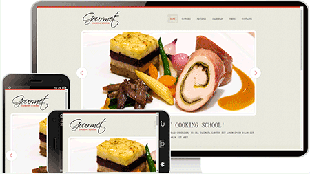 食品美食行业为网站模板245