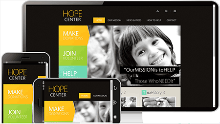 hope center 儿童救助中心网站模板254	