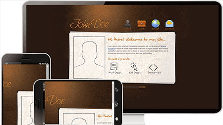 个人简介网站模板271