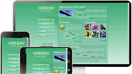 greeny绿色主题自适应模板328