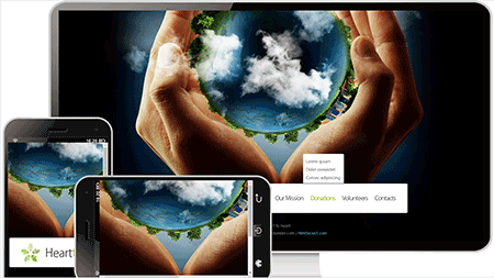 环保行业英文网站模板209