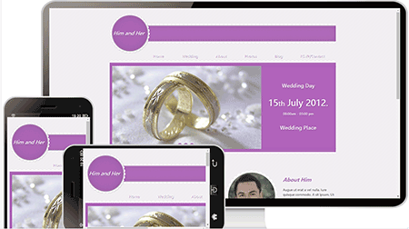 结婚策划网站模板292