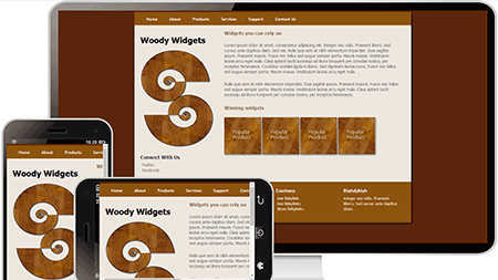 woody widgets木制工具设计网站模板333