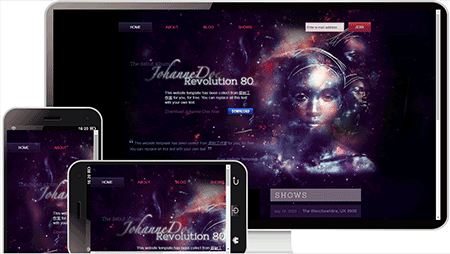 梦幻主题风格模板545	