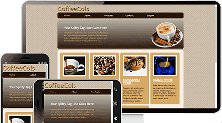 咖啡豆外贸网站模板201