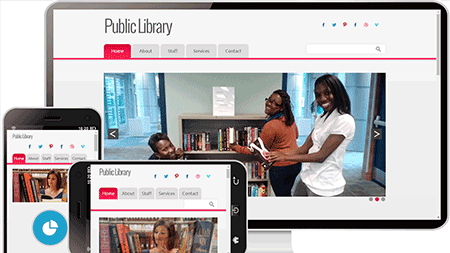  public library图书馆管理网站模板909