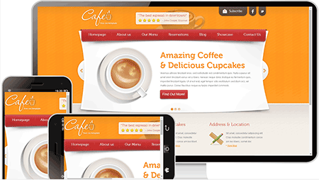 cafe咖啡网站模板669