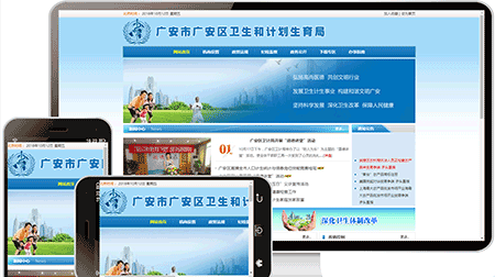  政府机构卫生局网站模板282