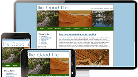  生活服务网站模板317