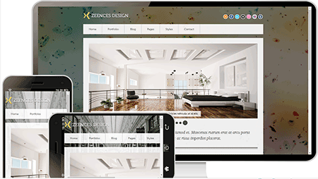 zeences design房屋设计网站模板	628