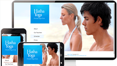  hatha yoga瑜伽网站模板255