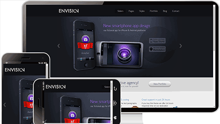  envisicn软件app公司网站模板660	