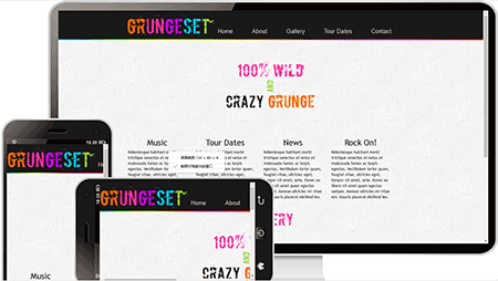  crungeset英文网站模板256