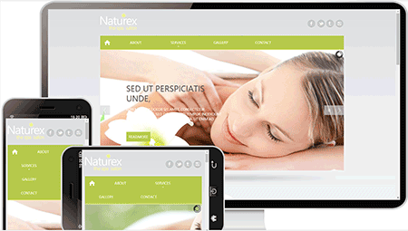  美容网站模板1123