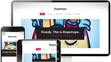 dopetrope时尚html5创意模板1034