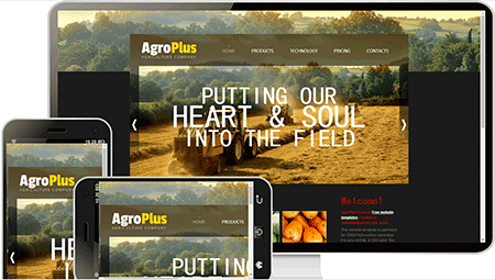  agro plus农产品网站模板1089