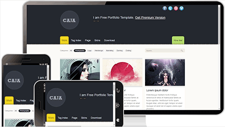  美妆设计网站模板1097	