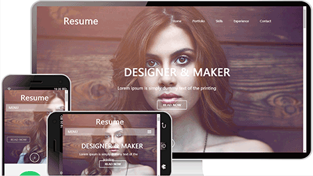  resume个人简历模板1058