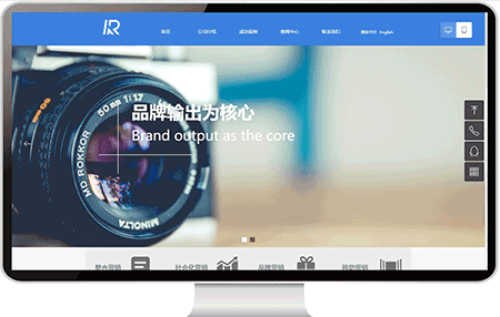 品牌咨询（中英双语）网站建设案例87