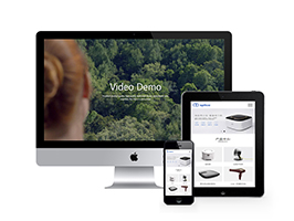 智能生活家居类企业网站