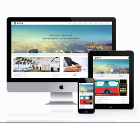 HTML5响应式蓝白色通用企业网站