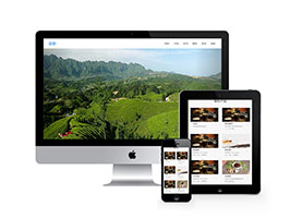 响应式茶叶品茶类网站