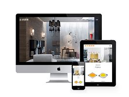 响应式光源光电照明研发类网站